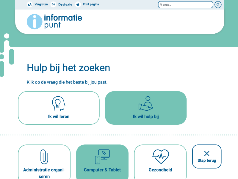 Artikelafbeelding Het Informatiepunt/Wijzer