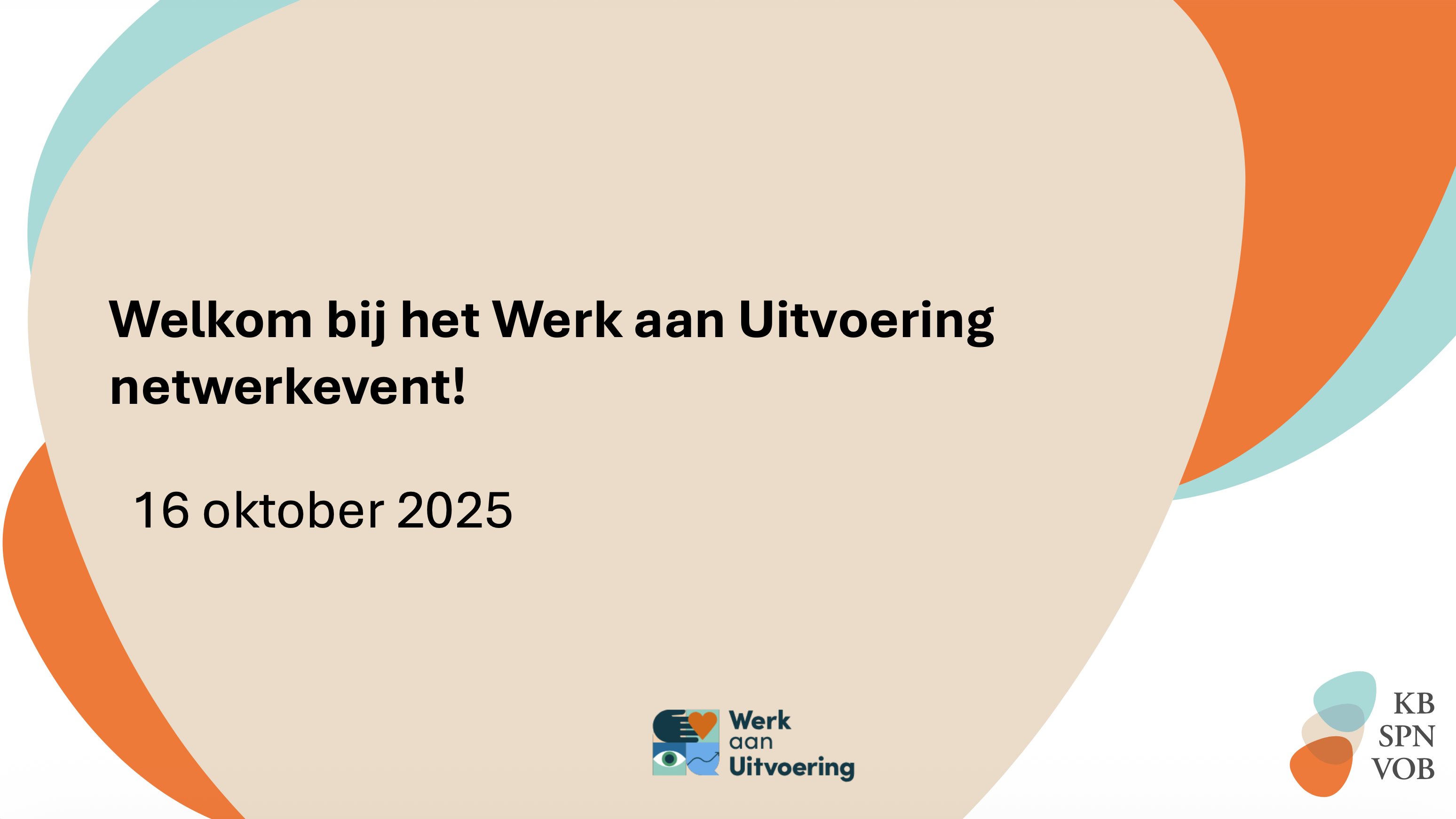 Artikelafbeelding Werk aan Uitvoering (WaU) netwerkevent